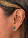 Aretes Esmeralda Baguette - Esm 1Ct/ OA/OB