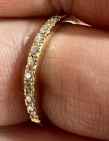 Anillo Diamante Redonda - D 0.192Ct/ OA
