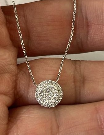 [165] Collar Diamante - D 0.44Ct/ OB