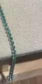 [298] Pulsera Esmeralda Redonda - Esm 3.92Ct / OB / 17Cm/ 2.2mm